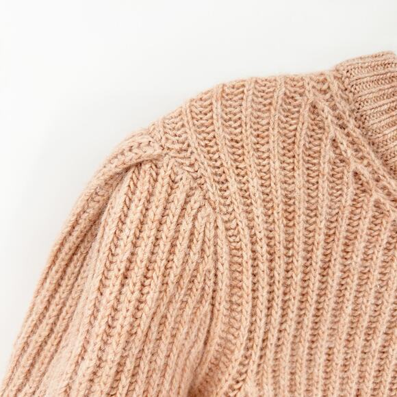 Sea Womens Juliette Puff‎ Sleeve Merino Wool Alpaca Hemp Blend Knit Sweater XS - Picture 5 of 6